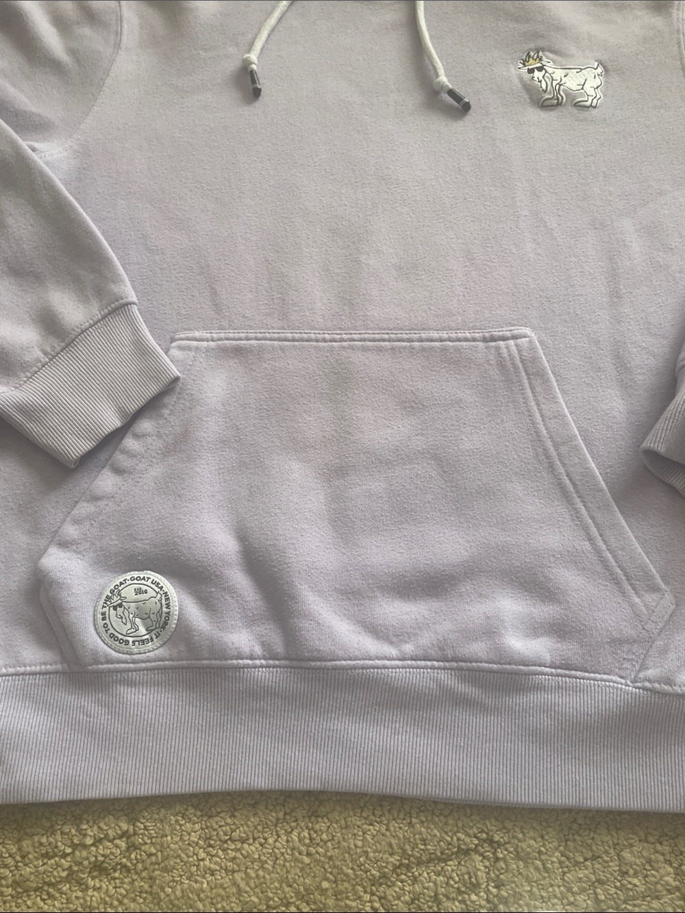 GOAT Lax Hoodie with Embroidered Goat Logo - Picture 3 of 6
